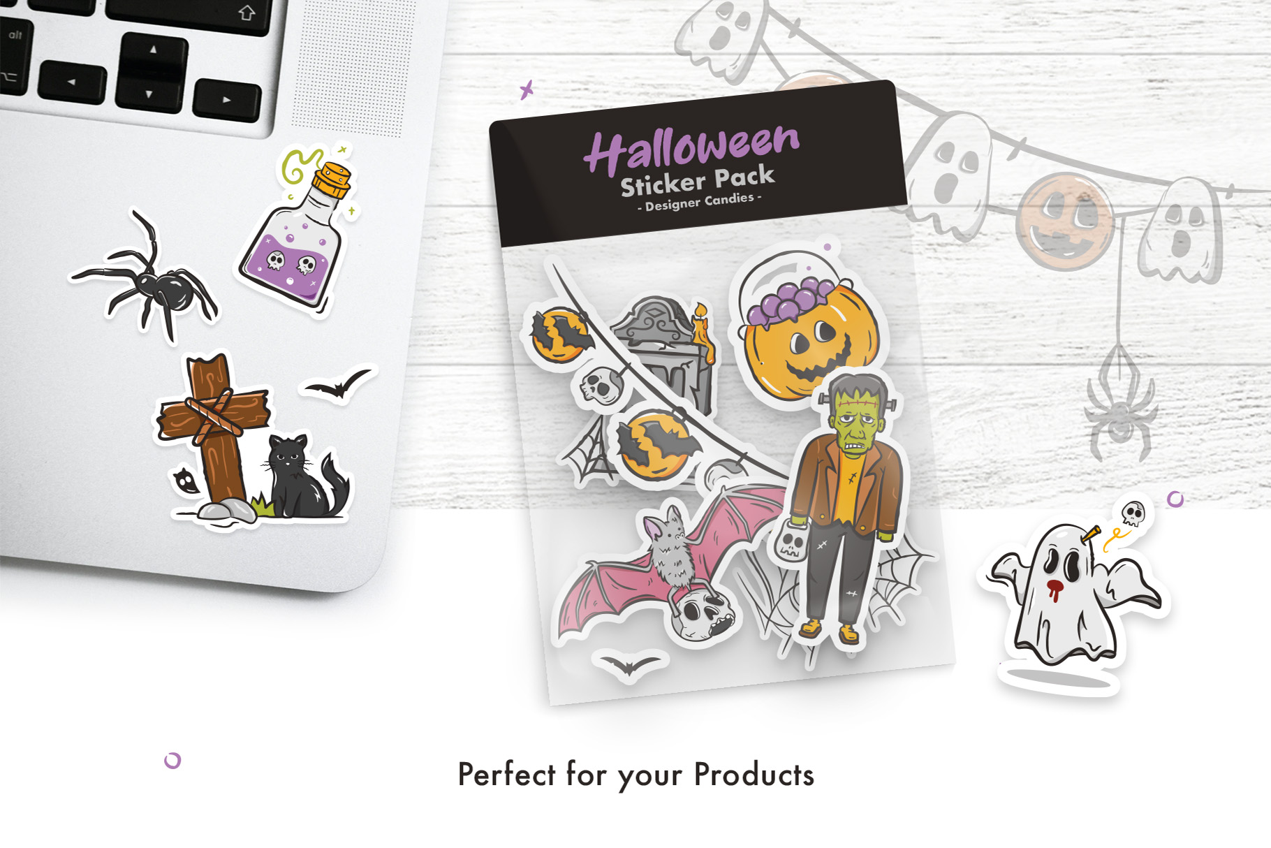 Halloween Graphics & Vector Clipart Illustrations