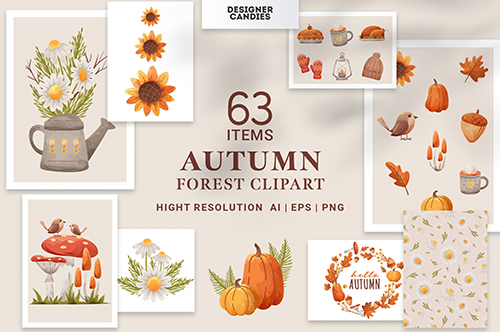 Fall Autumn Vector Clipart