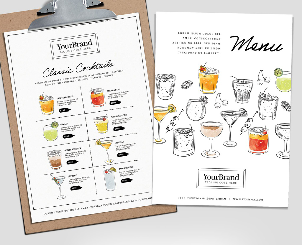 christmas-menu-layout-with-illustrative-simple-elements-illustrator