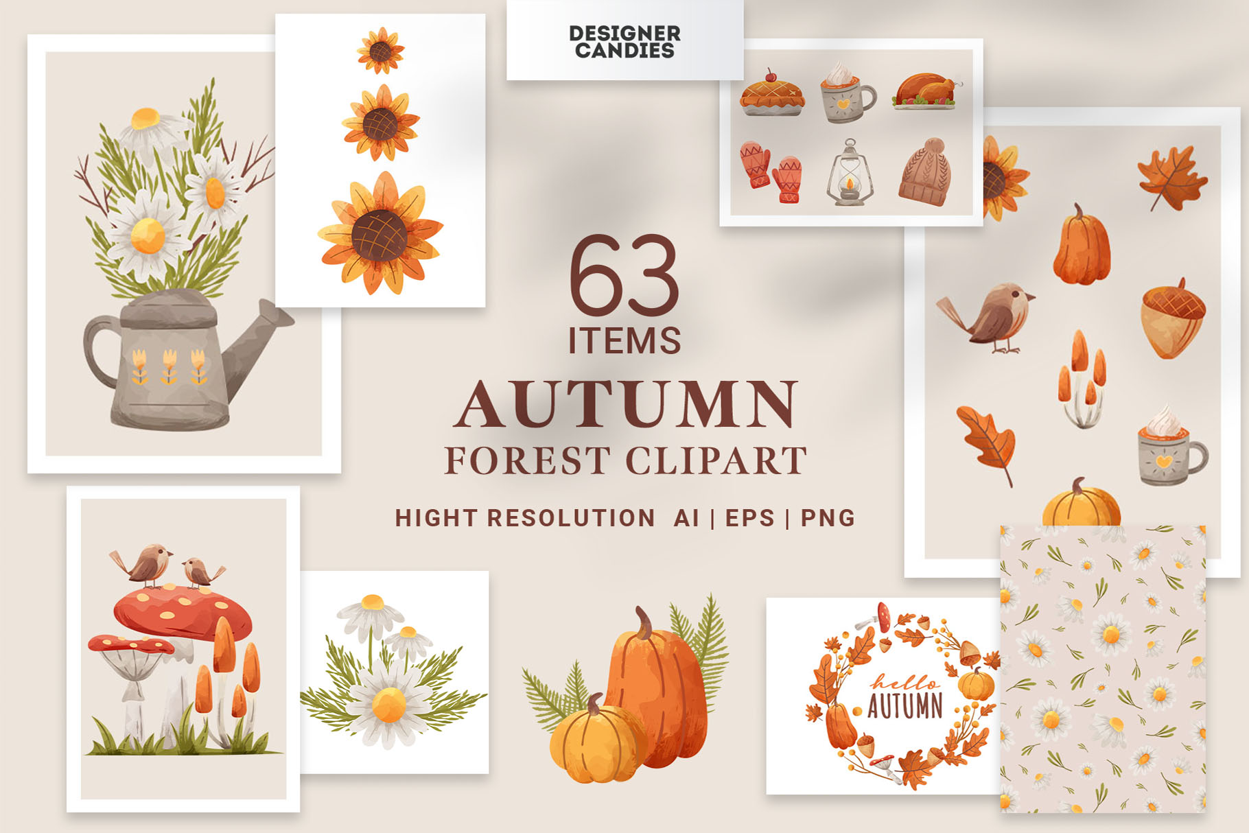 Fall Autumn Vector Clipart