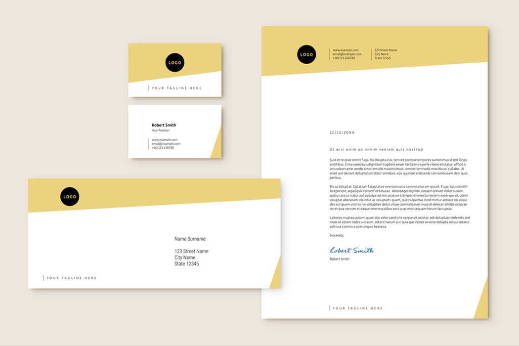 stationery-set-with-yellow-accents-indd