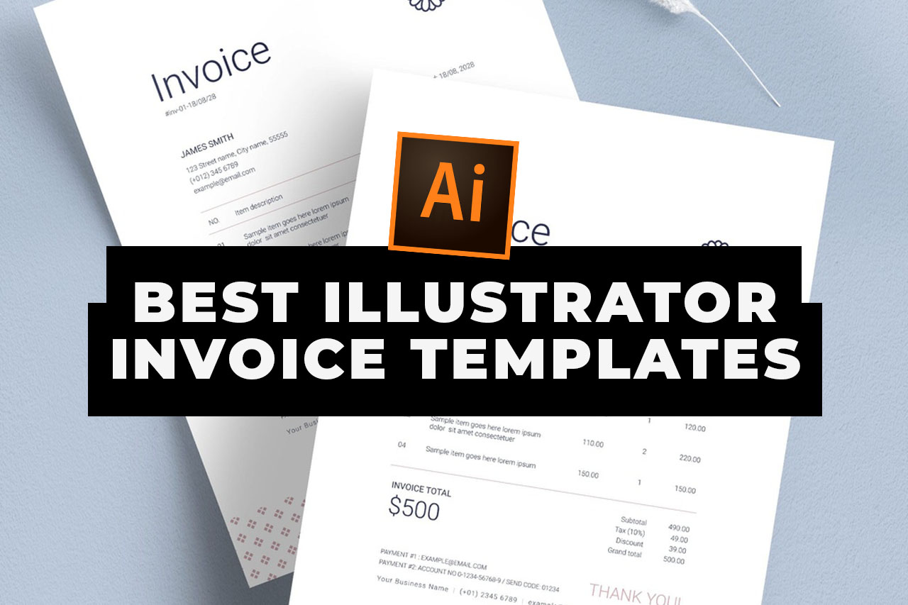 Best Illustrator Invoice Templates