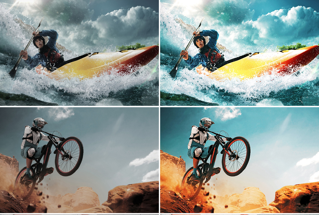 Adjustment Photo Effect Mockup (PSD Format)