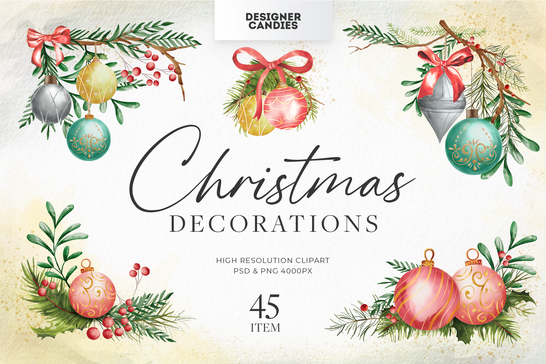 Christmas Decorations Clipart