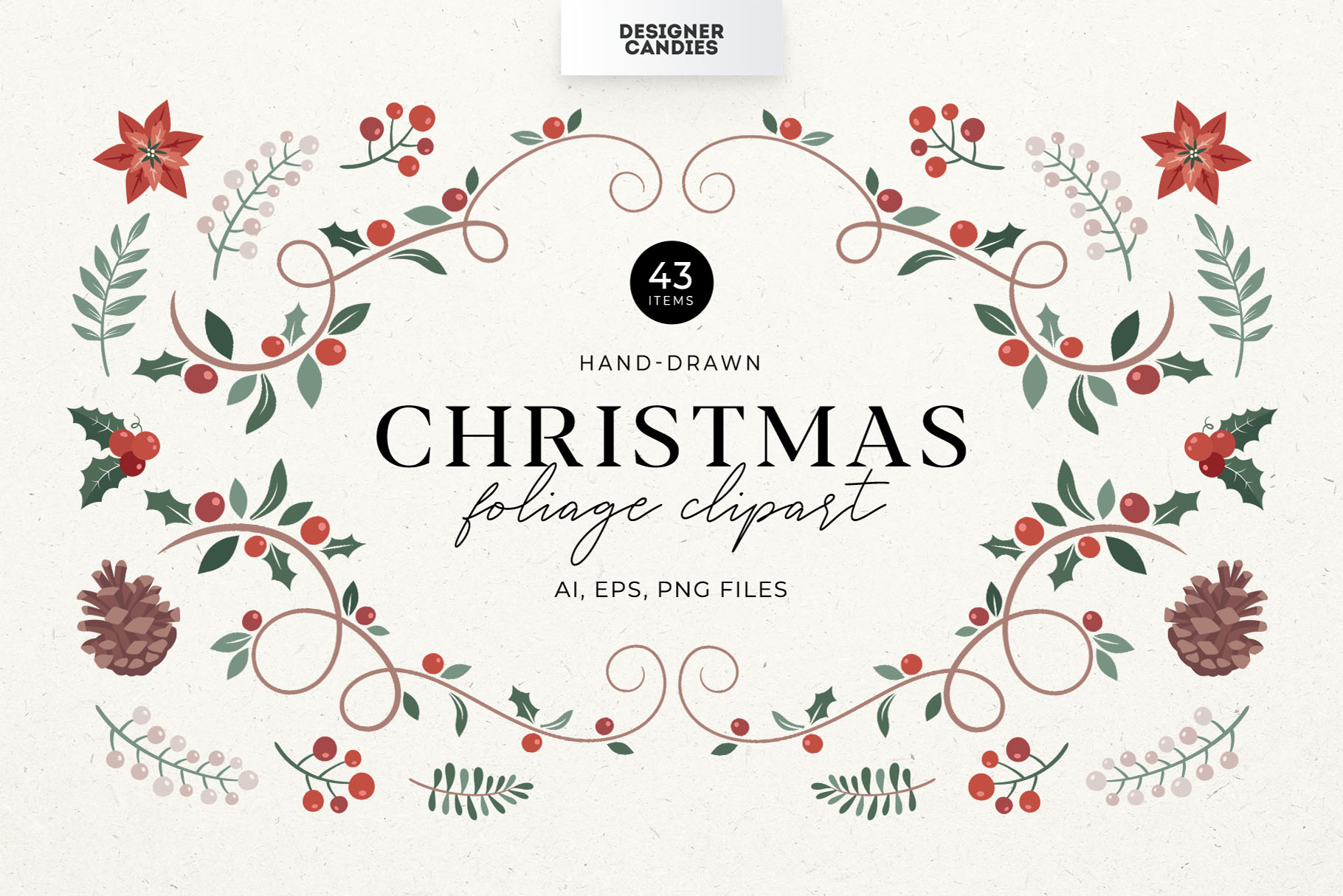 Christmas Foliage Graphic Pack