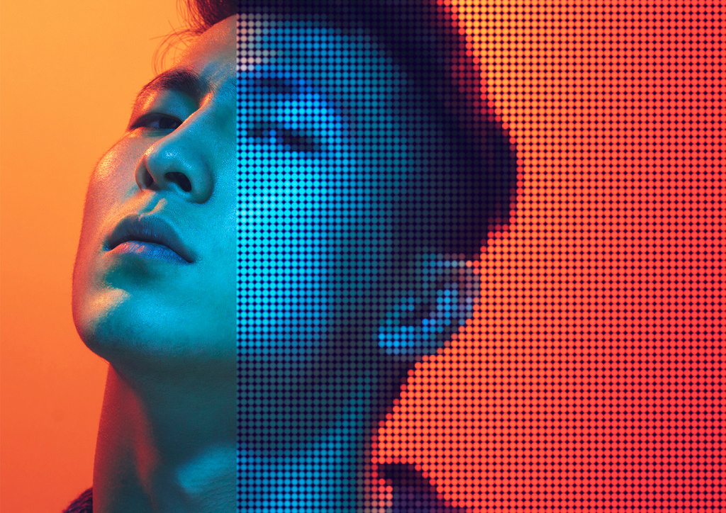 Dot Matrix Photo Effect (PSD Format)