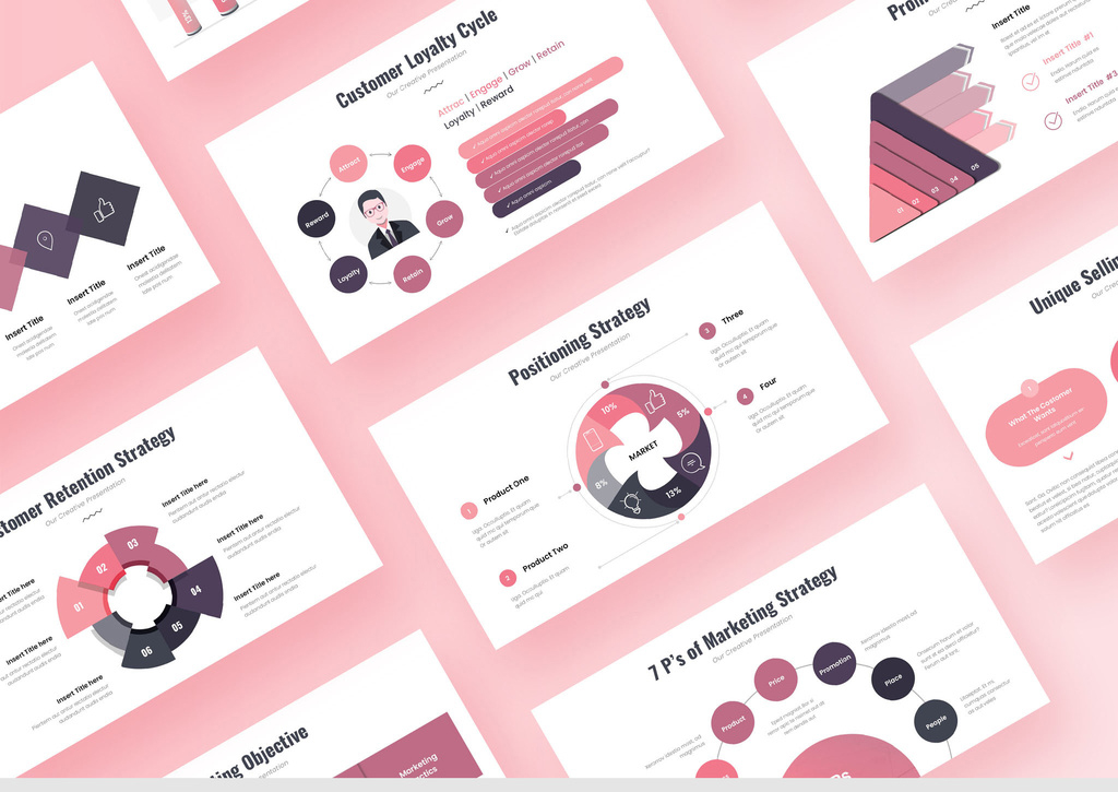 Marketing Plan Presentation Layout (INDD Format)