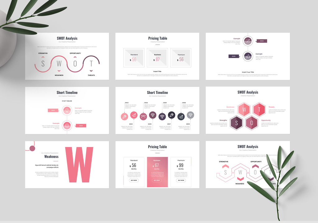Marketing Plan Presentation Layout (INDD Format)