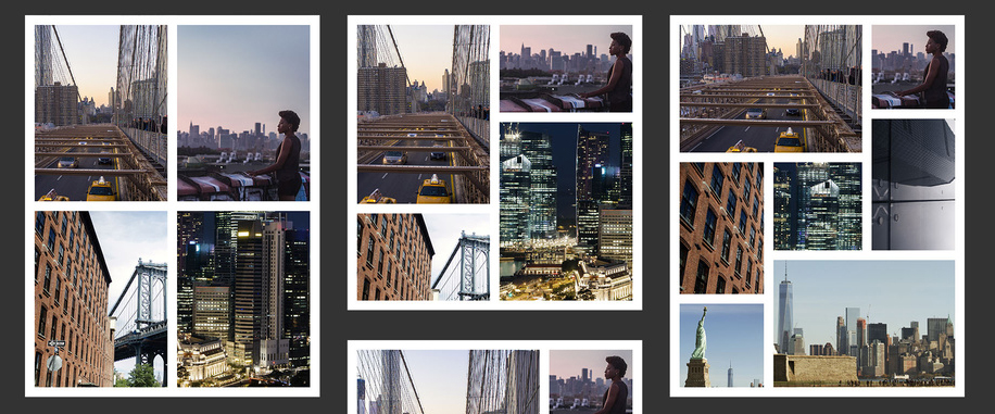 Photo Collage Layouts (PSD Format)