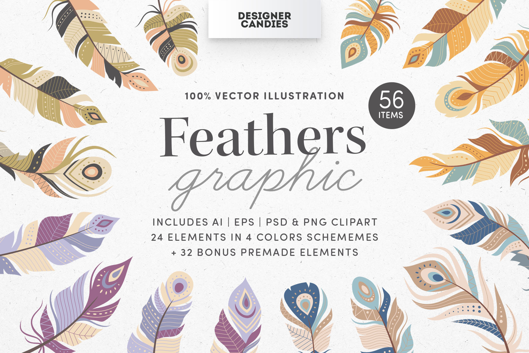 Feather Vector Graphics Pack