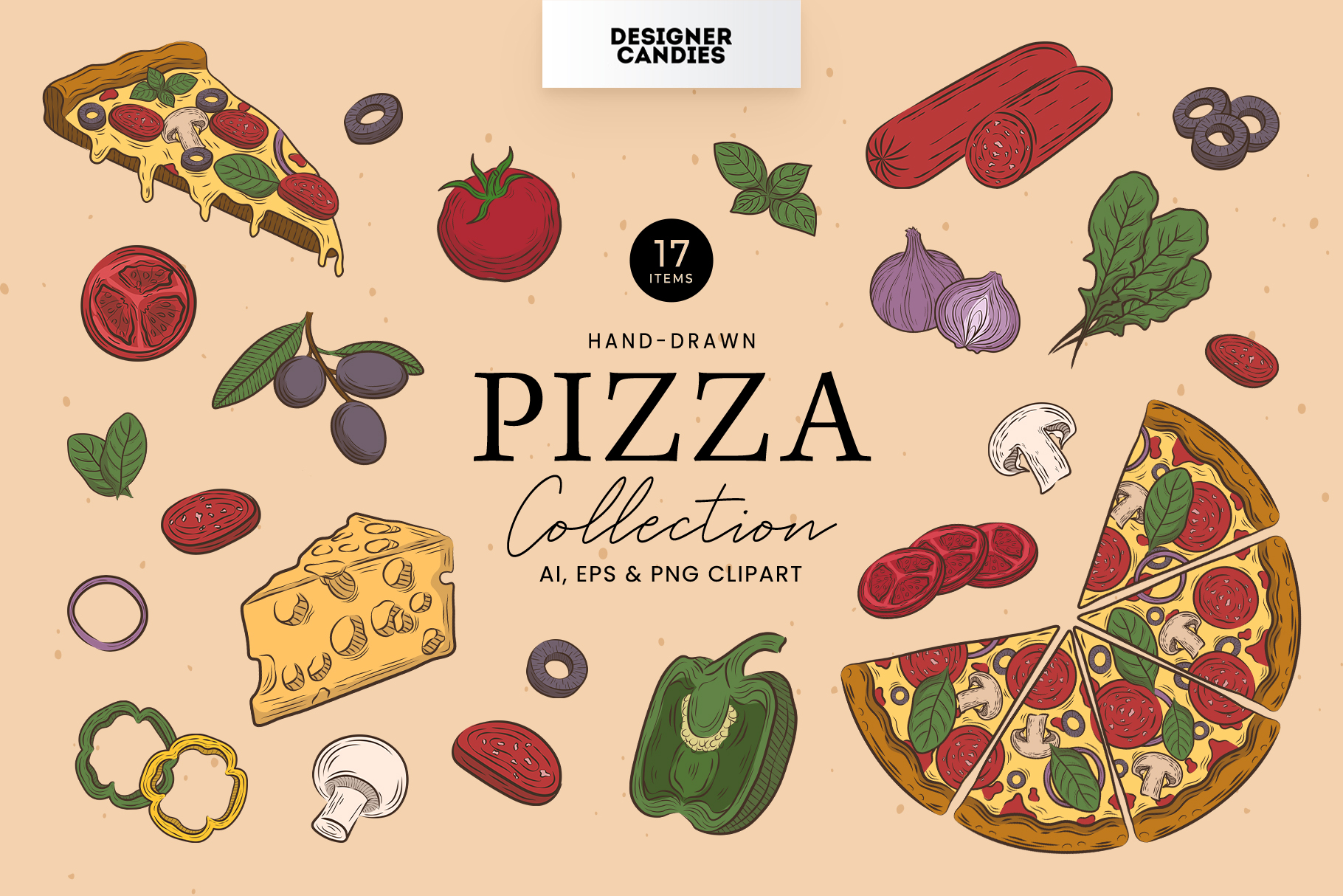 Pizza Vector Illustrations
