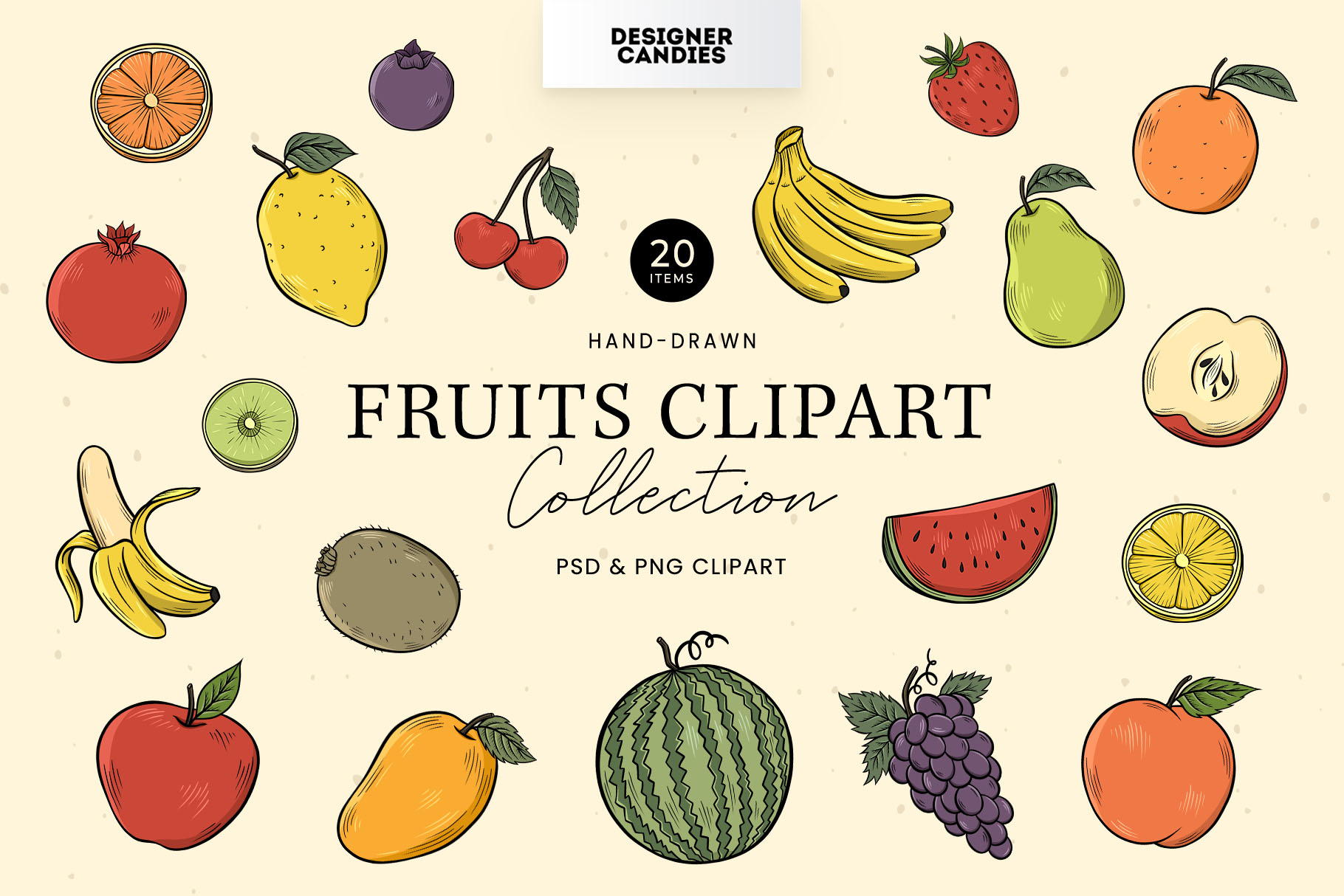 Fruit Clipart Illustrations