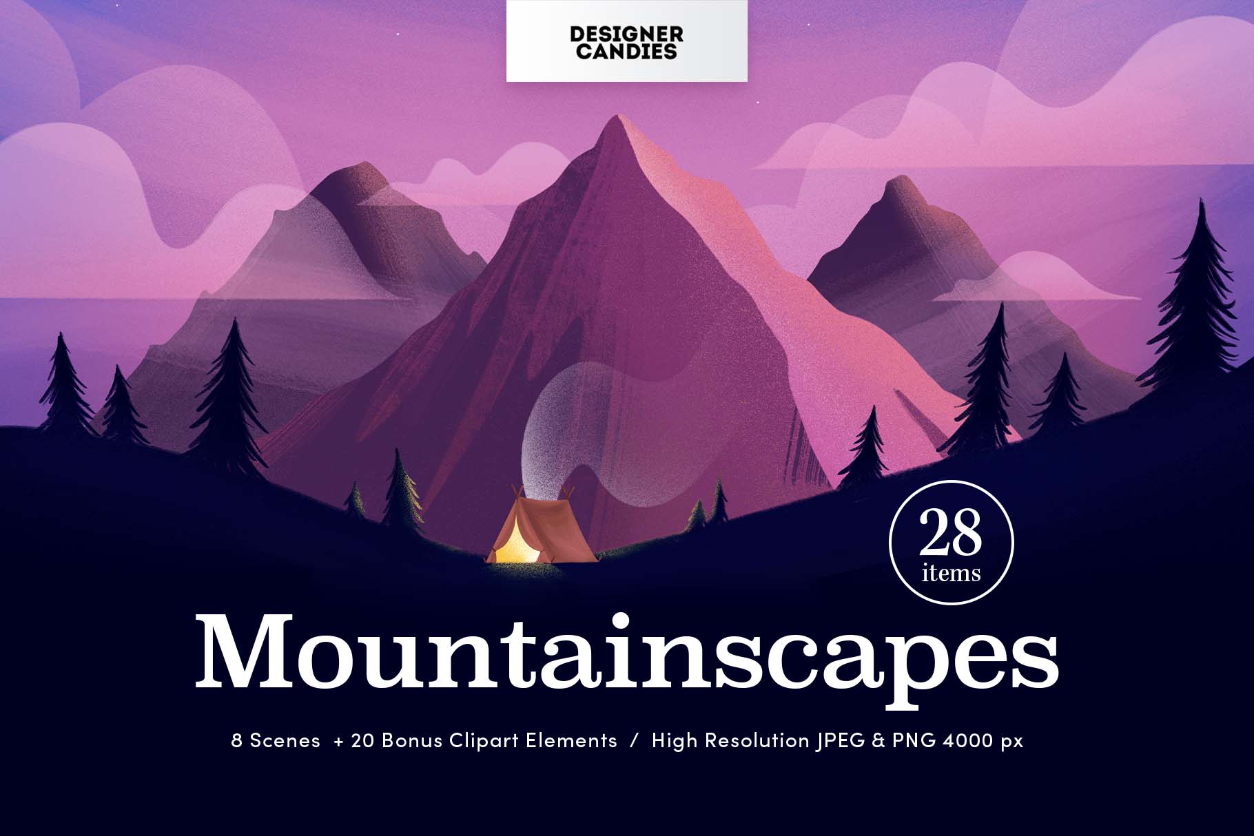 Mountain Backgrounds Pack
