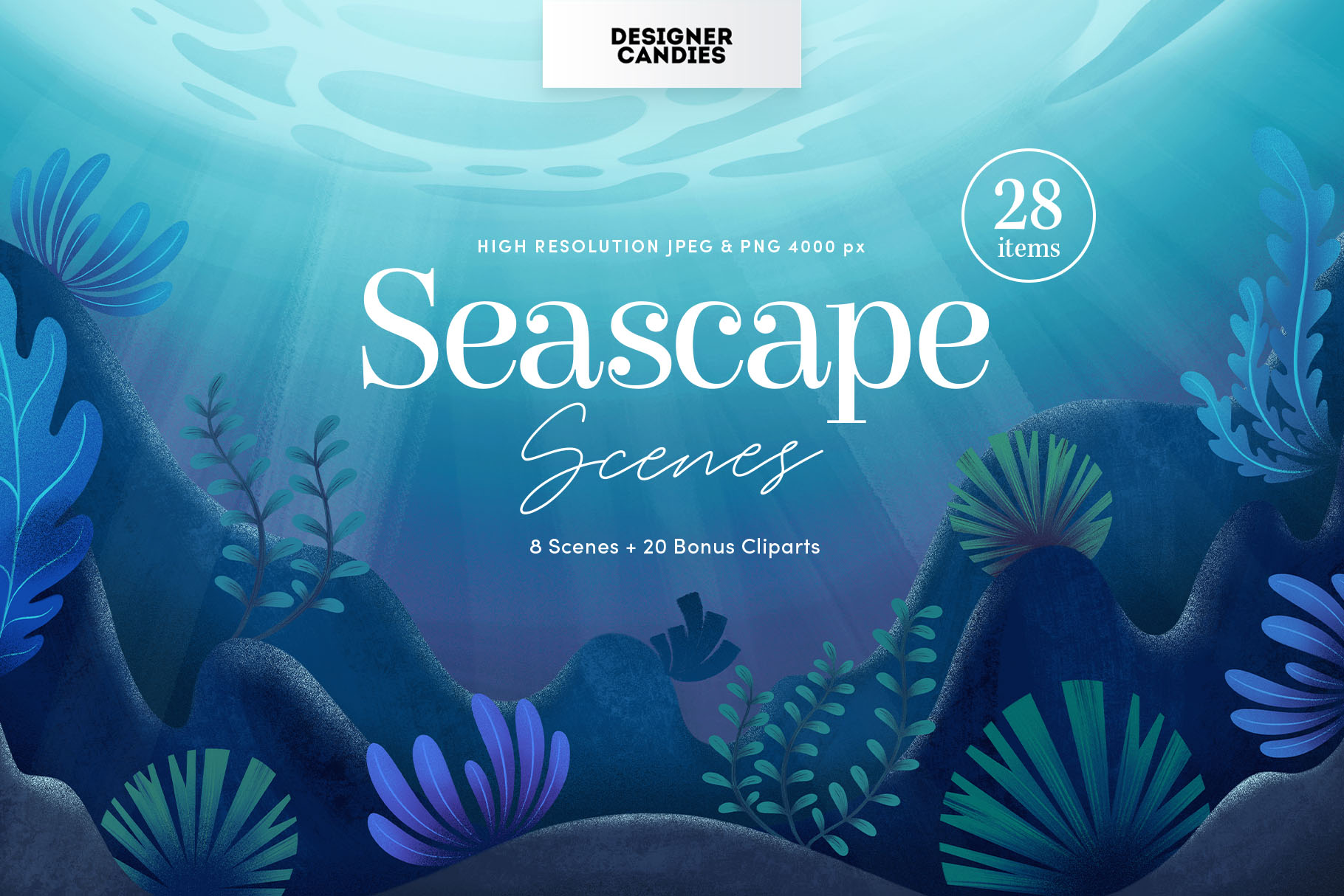 Seascape Background Illustrations