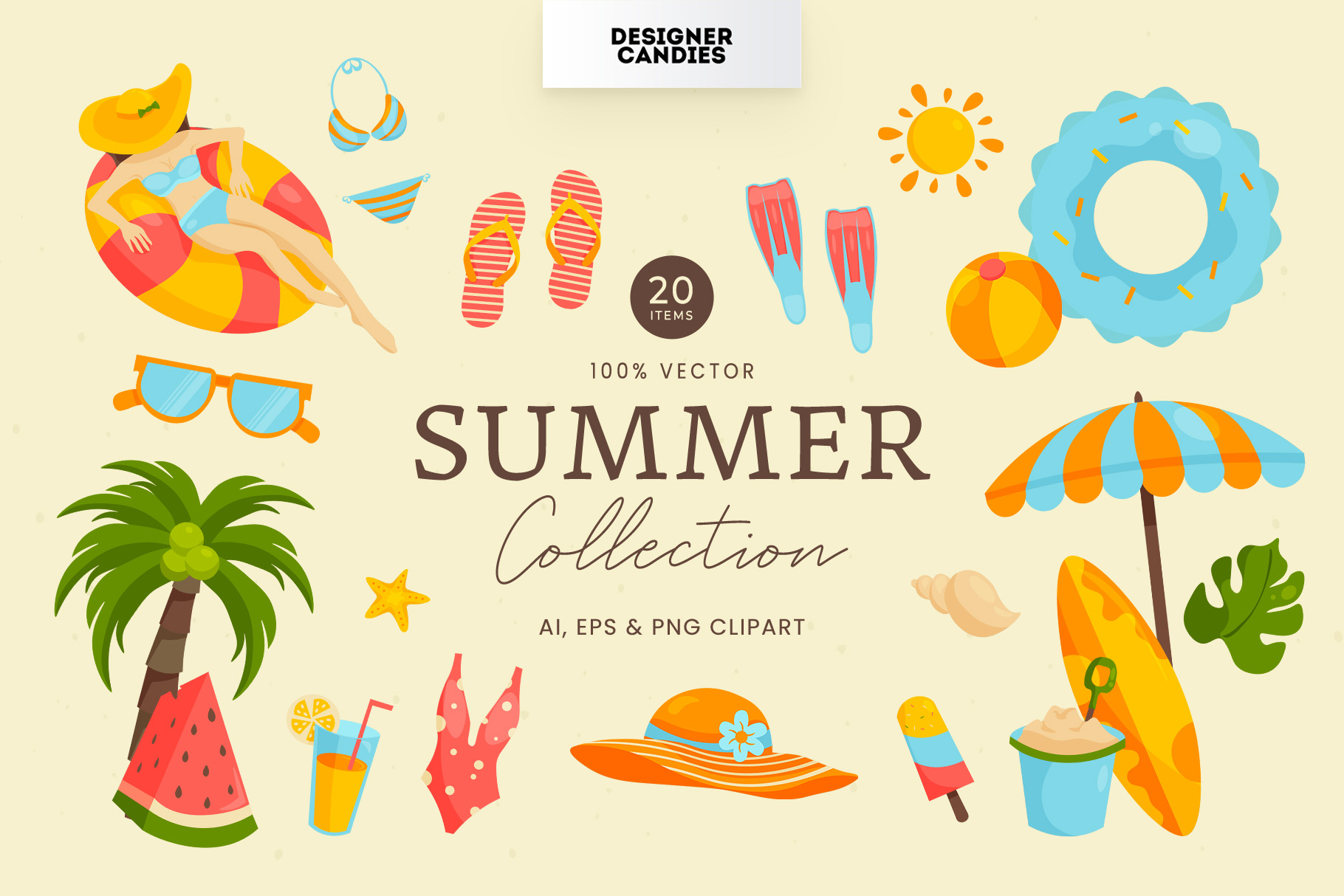 Summer Travel Illustrations