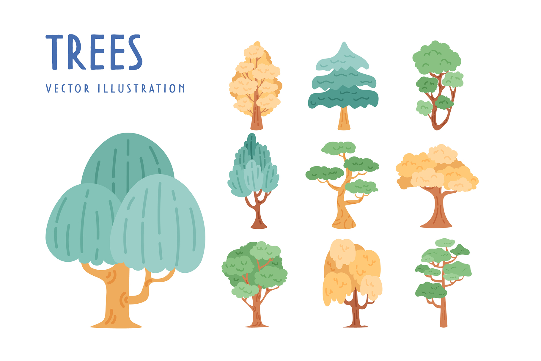 Cute Map Creator Kit (AI, EPS, PNG Format)