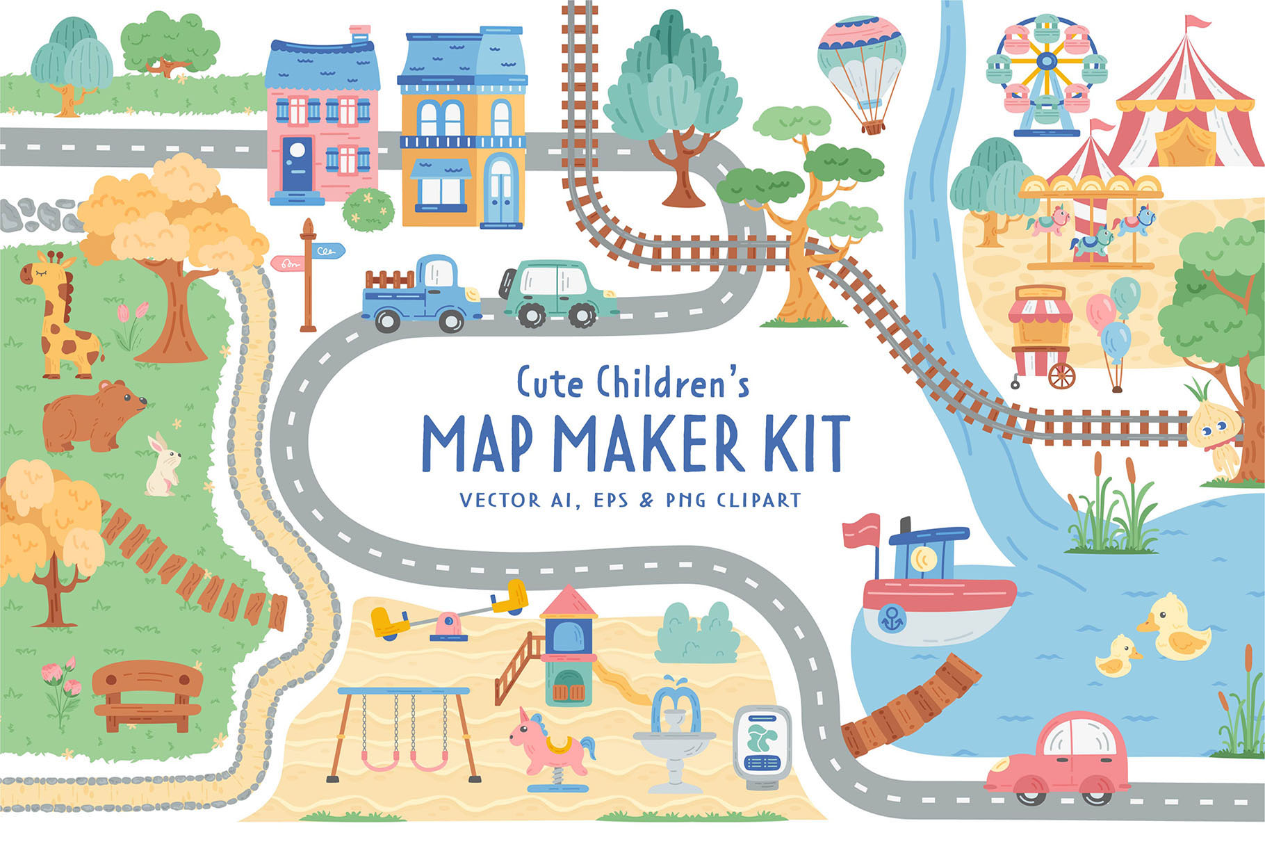 Cute Map Creator Kit