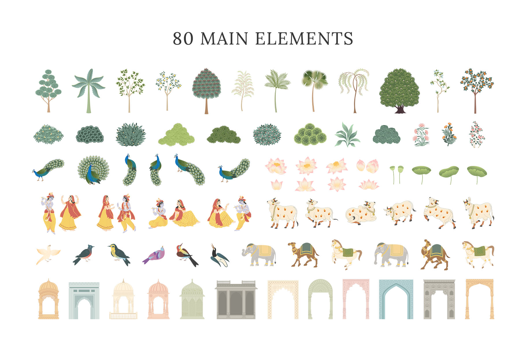 The Colours of India (PSD, AI, PNG, EPS, JPEG Format)