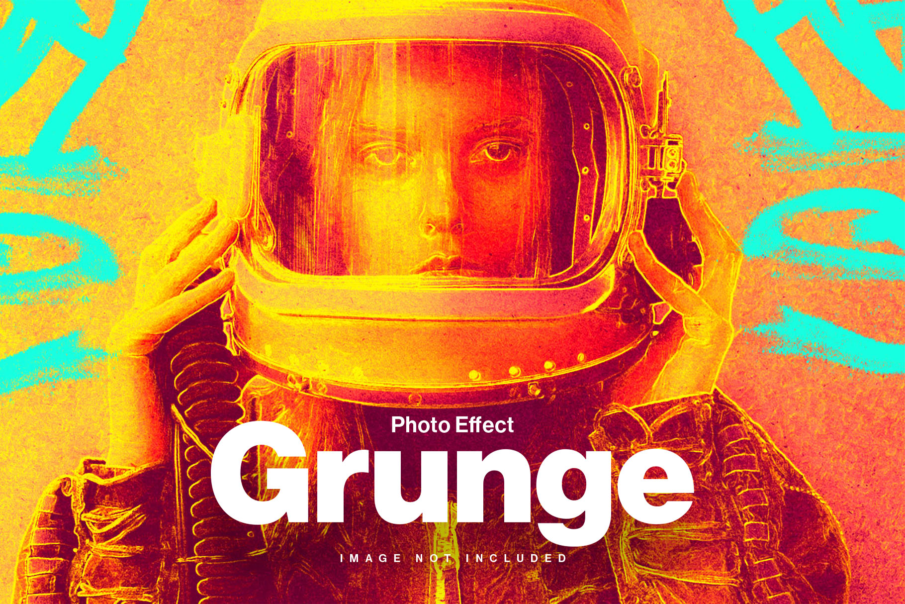 Abstract Grunge Photo Effect