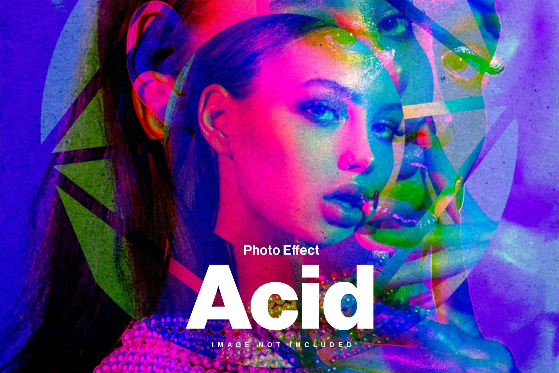 Acid Neon Photo Effect