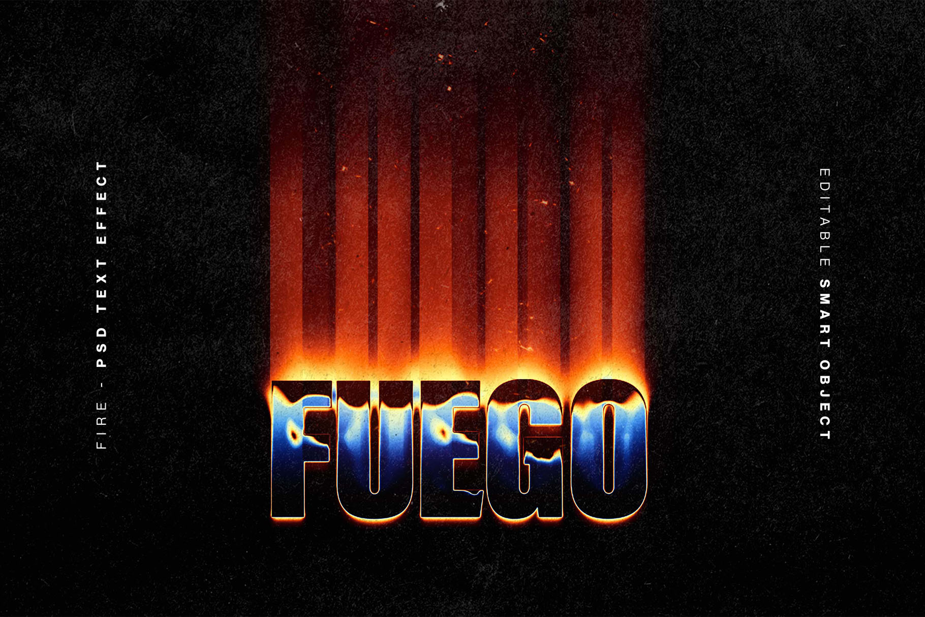 Fuego Retro Text Effect