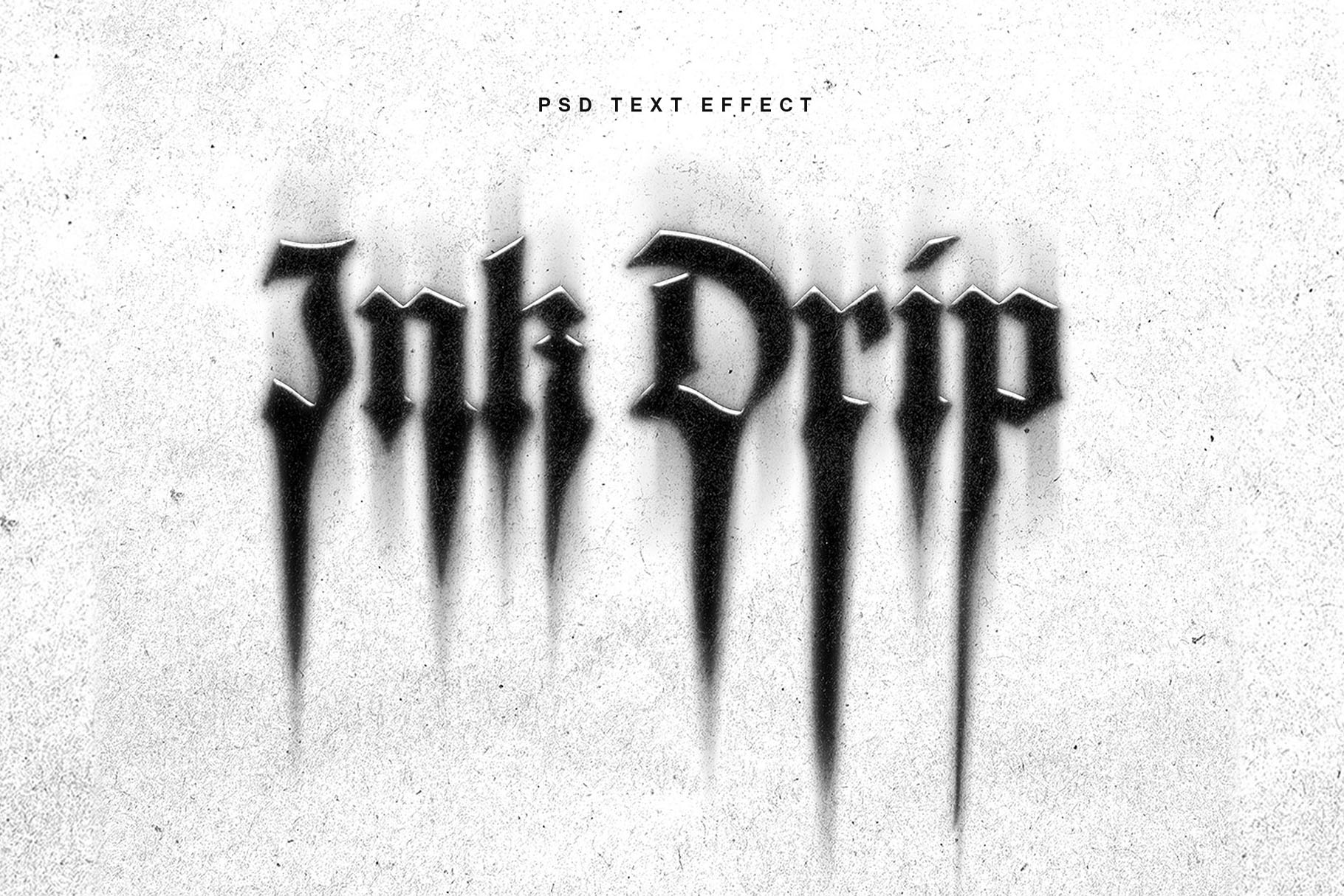 Ink Drip Text Effect