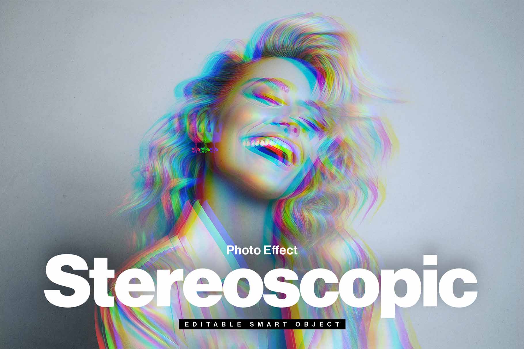 Stereoscopic Photo Effect Template