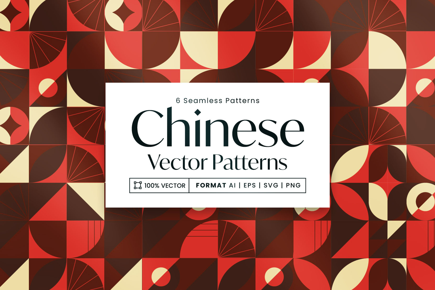 Modern Chinese Patterns Set