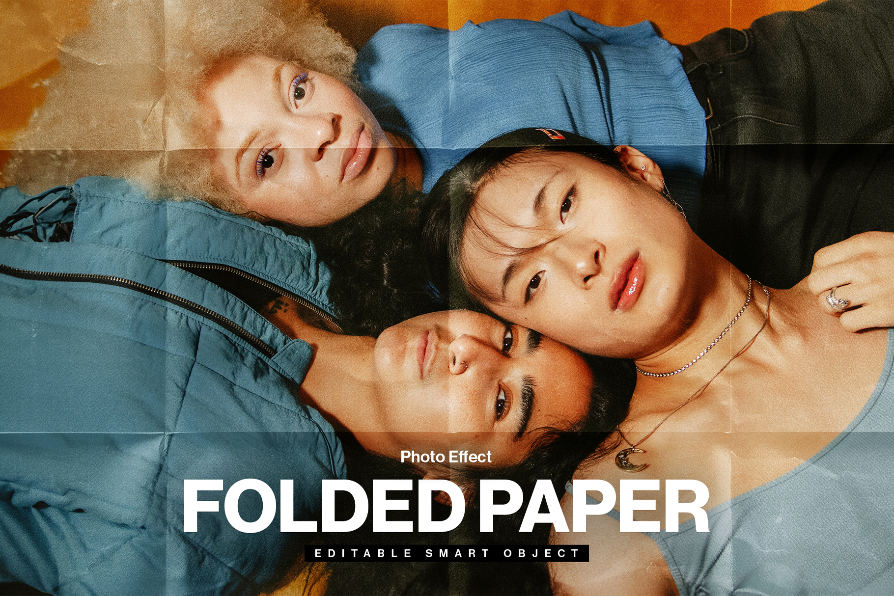 Folded Paper Photo Effect Template