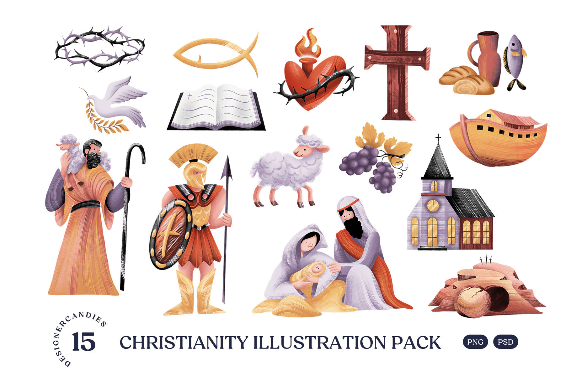 Christianity Illustration Pack