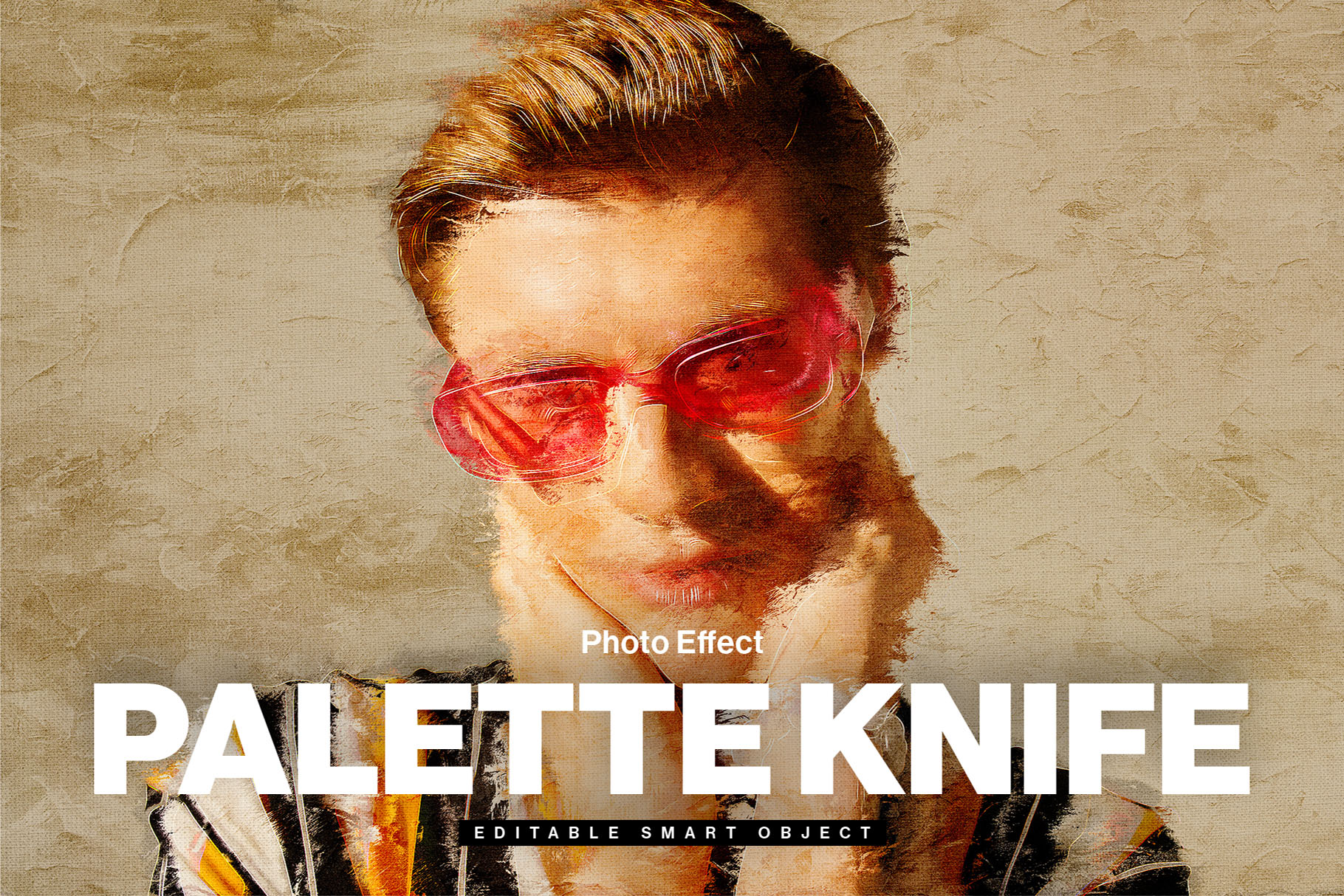 Palette Knife Photo Effect Template