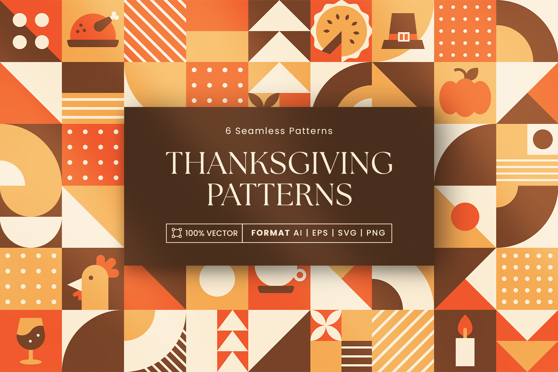 Thanksgiving Patterns Set