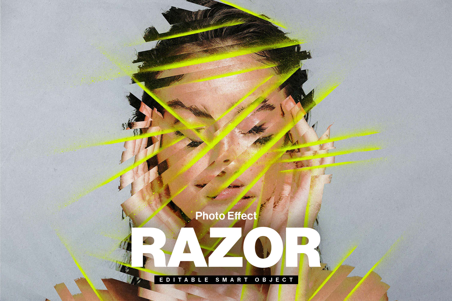 Razor Abstract Photo Effect Template