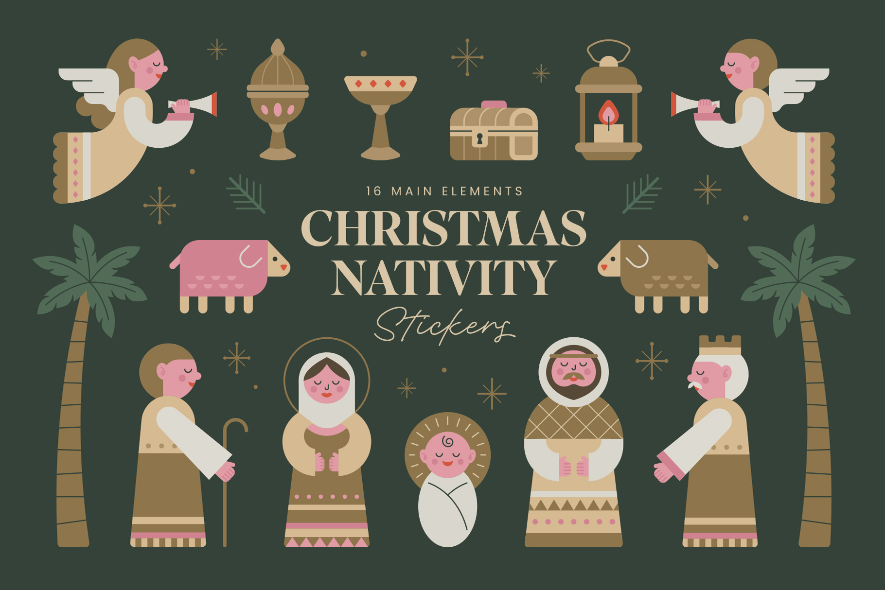 Christmas Nativity Stickers