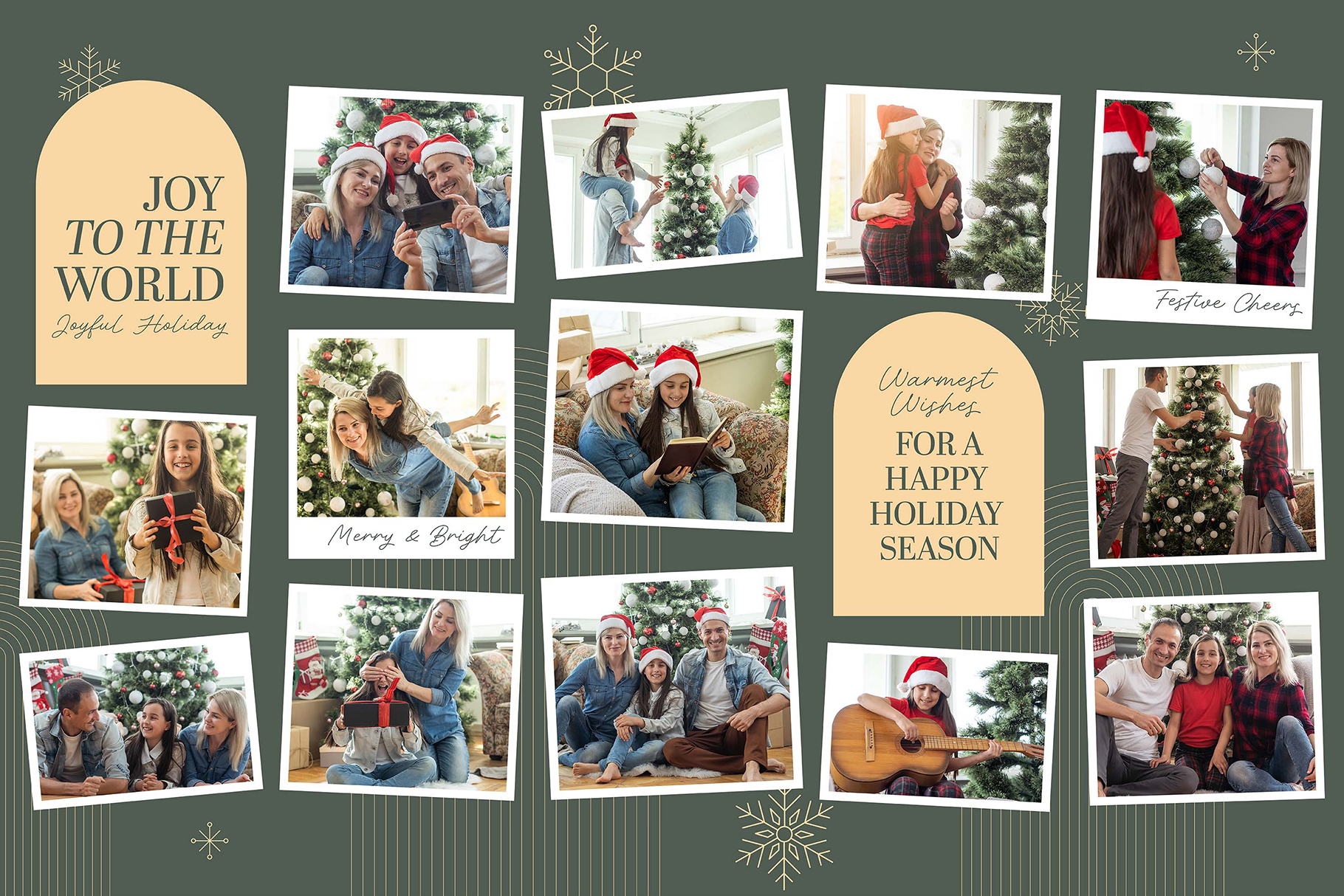 Christmas Photo Collage Template