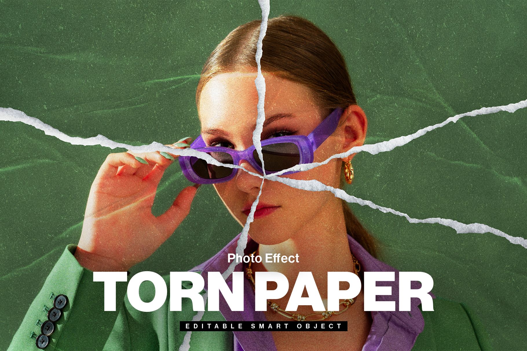 Torn Paper Photo Effect