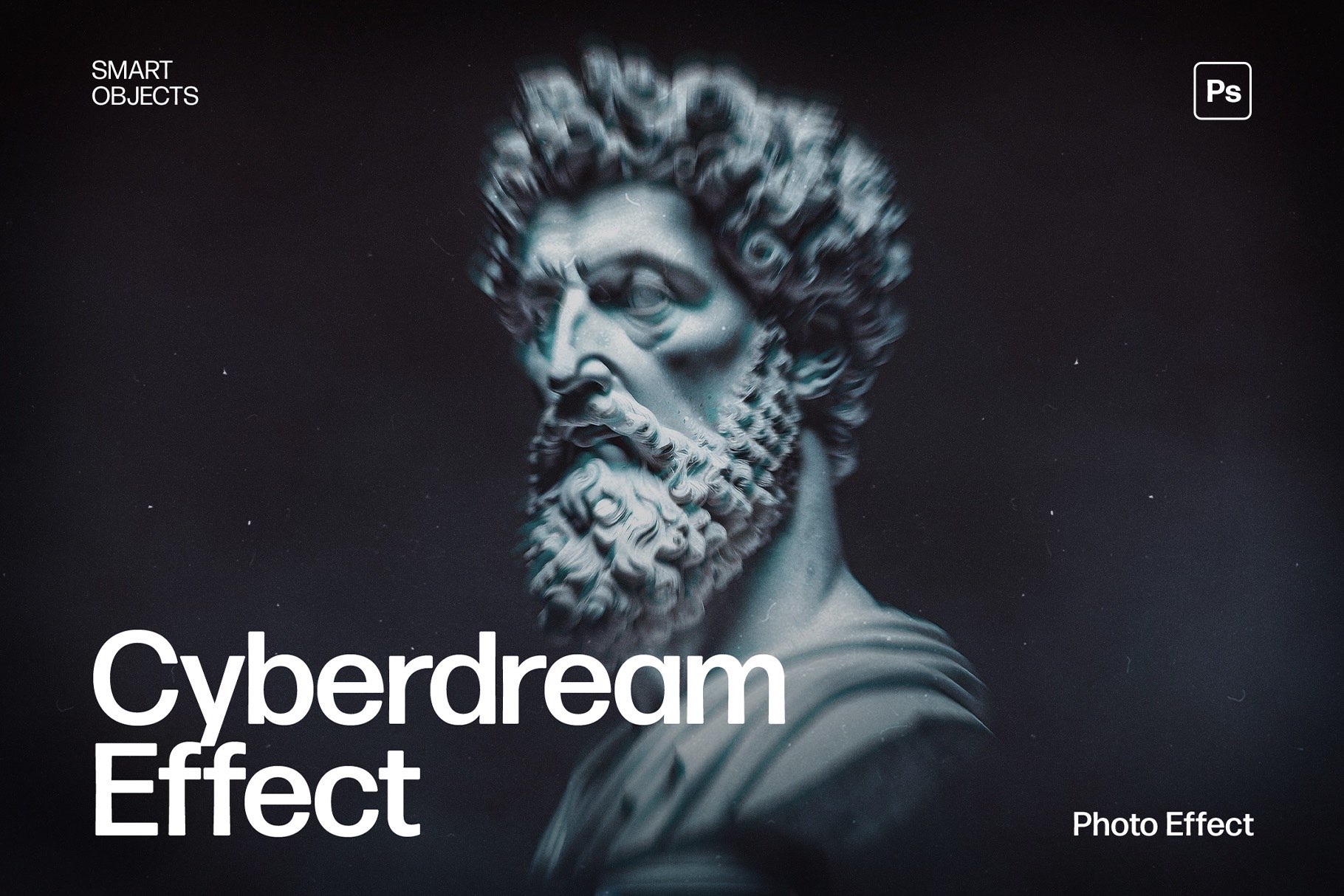 Cyberdream Hologram Photo Effect Template
