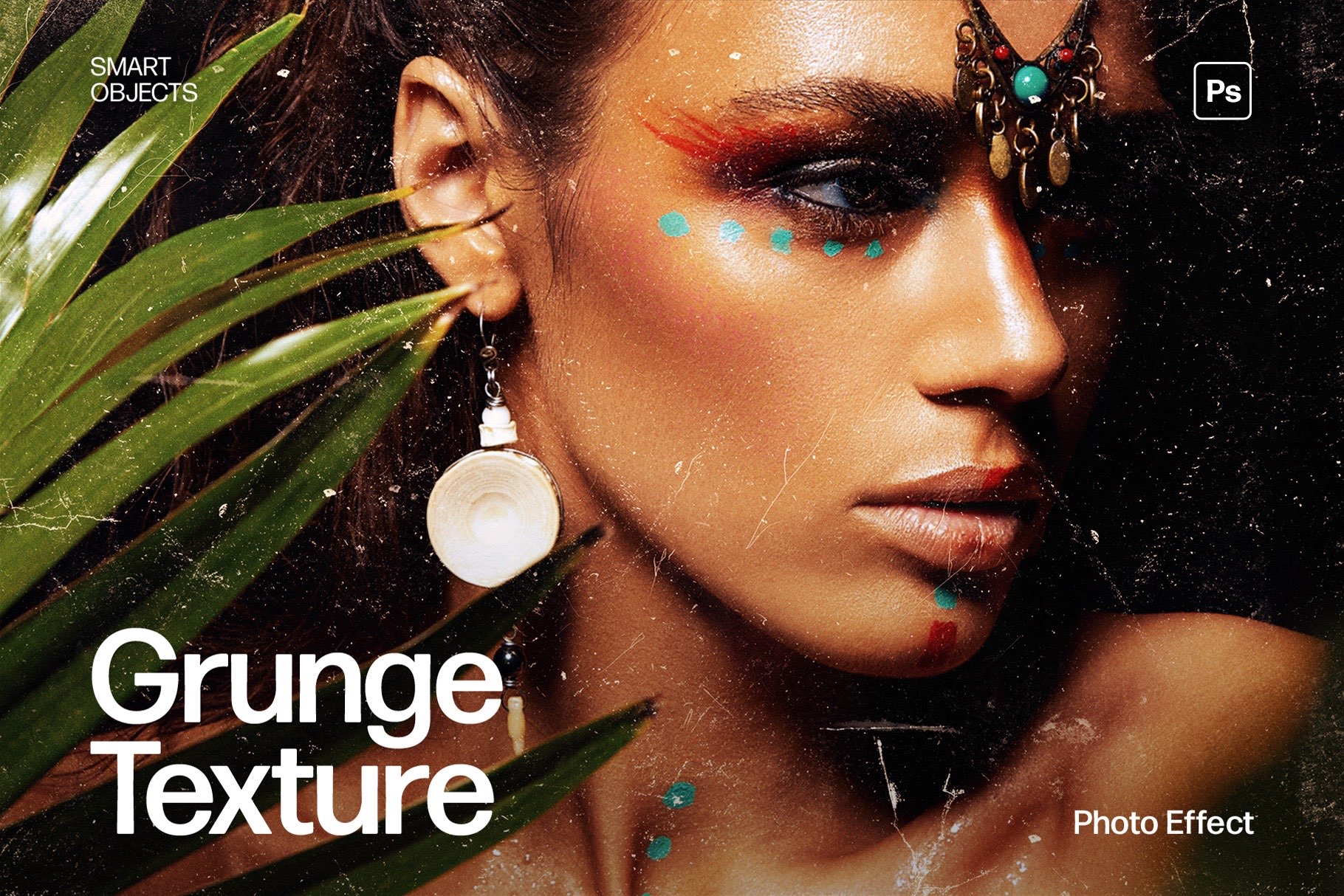 Grunge Photo Texture Template