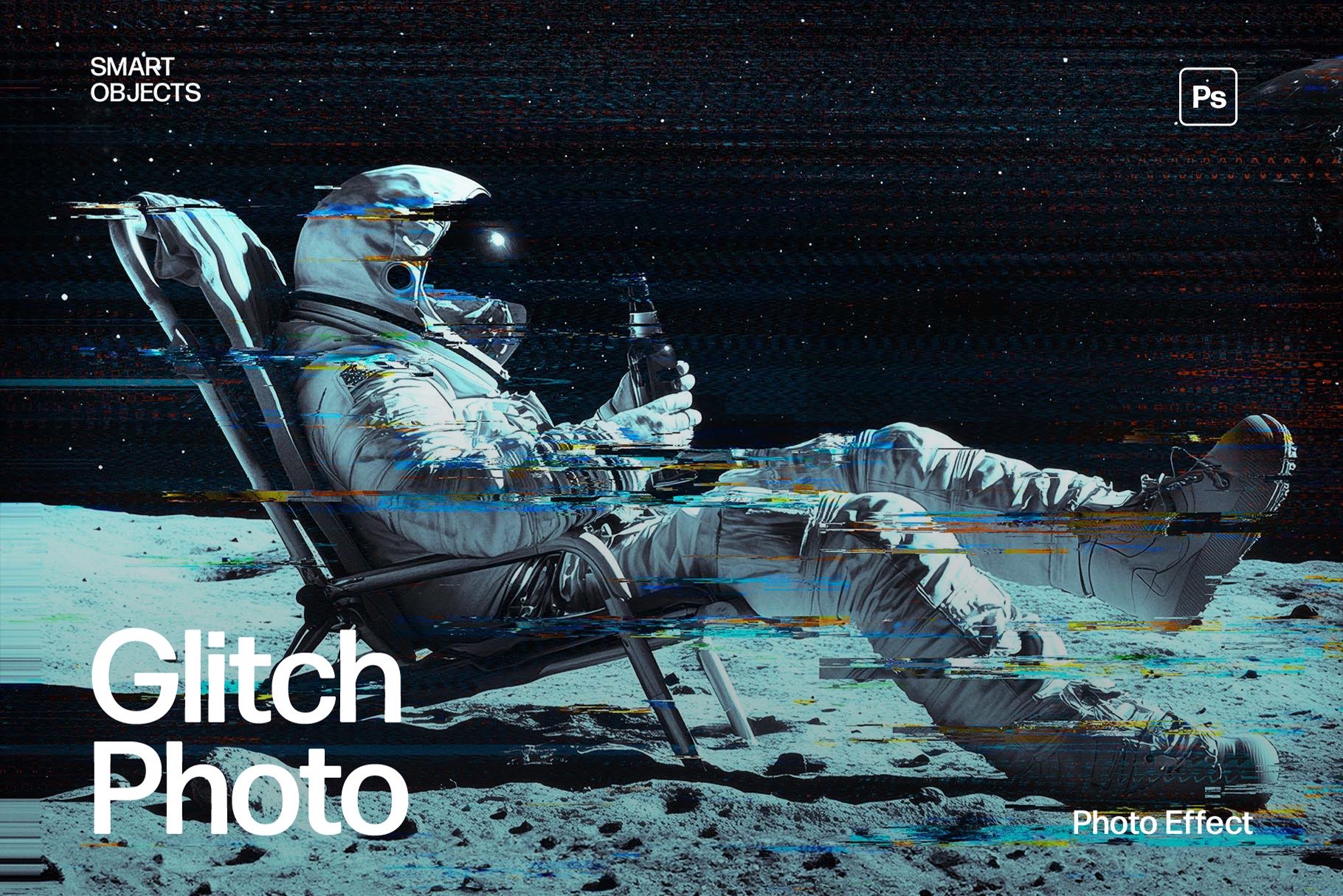 Glitch Photo Effect Template