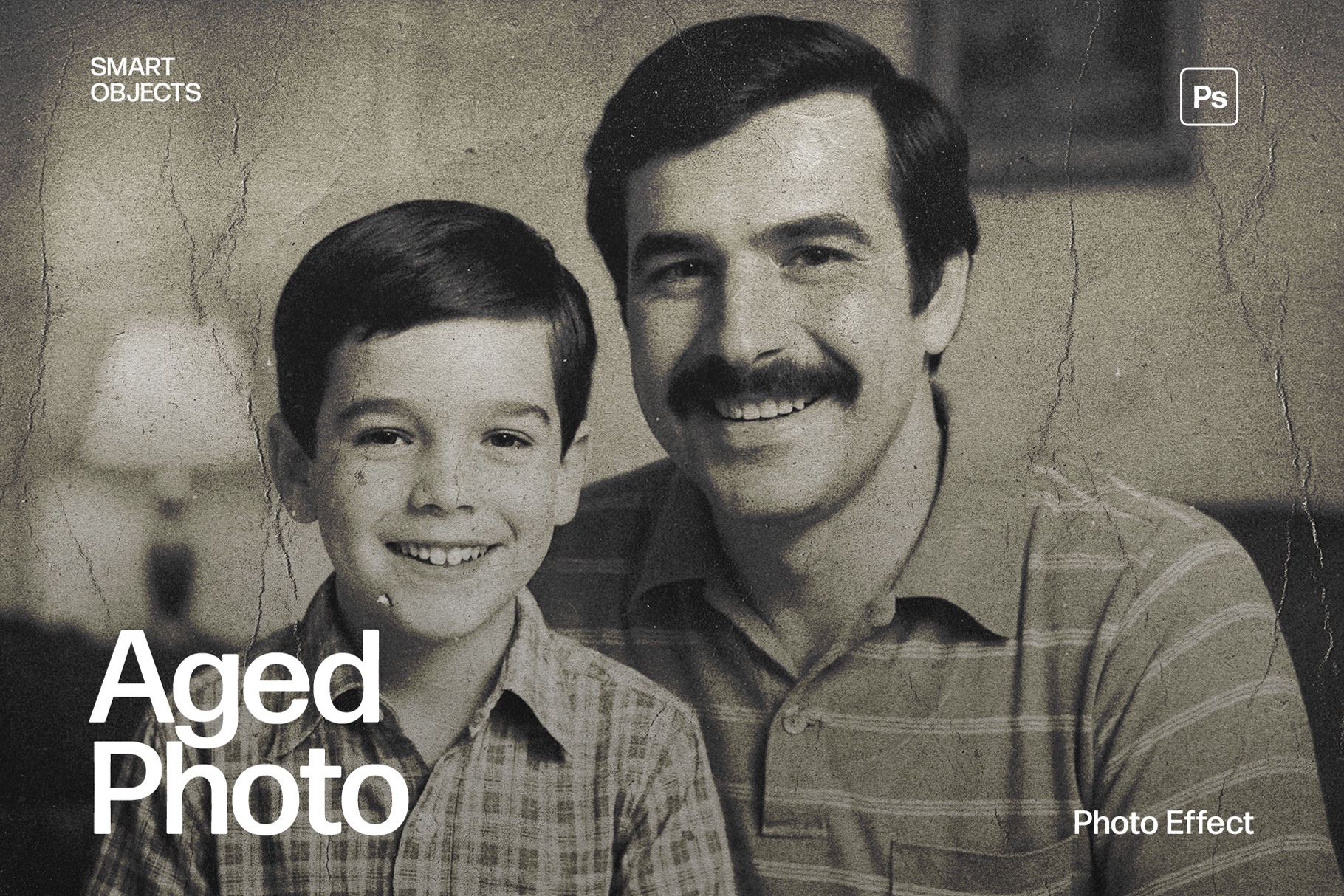 Vintage Aged Photo Effect Template