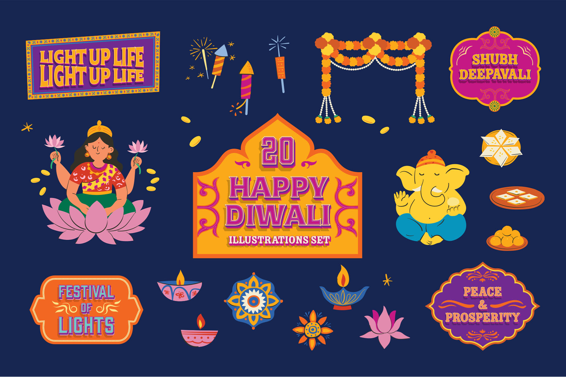 Diwali Stickers