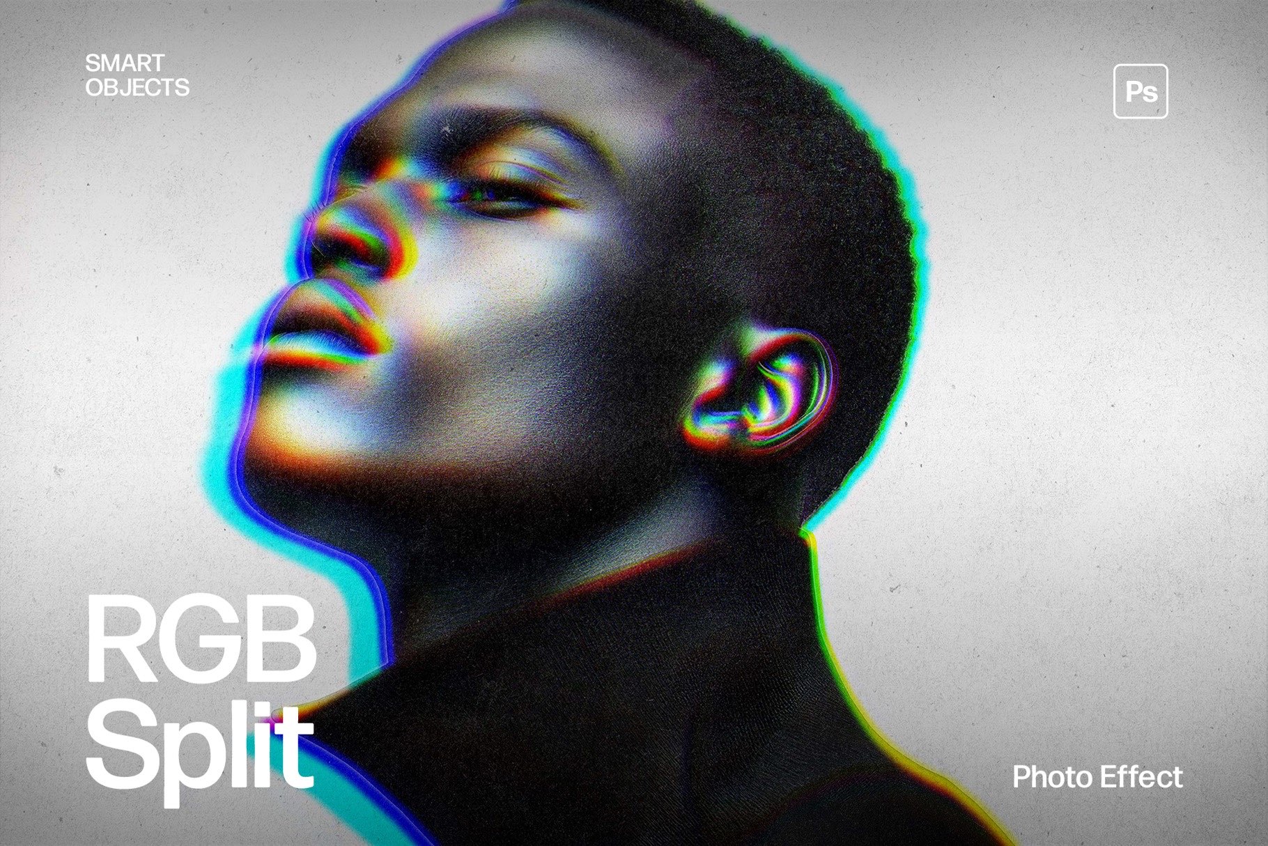 RGB Split Photo Effect Template