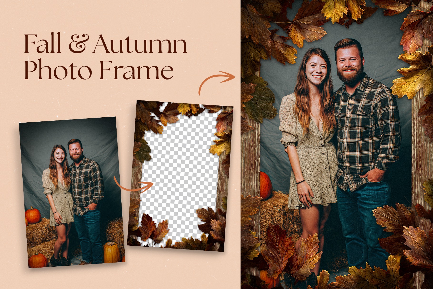 Autumn Fall Photo Frame Template