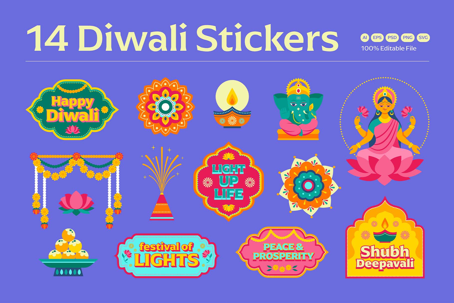 Diwali Stickers