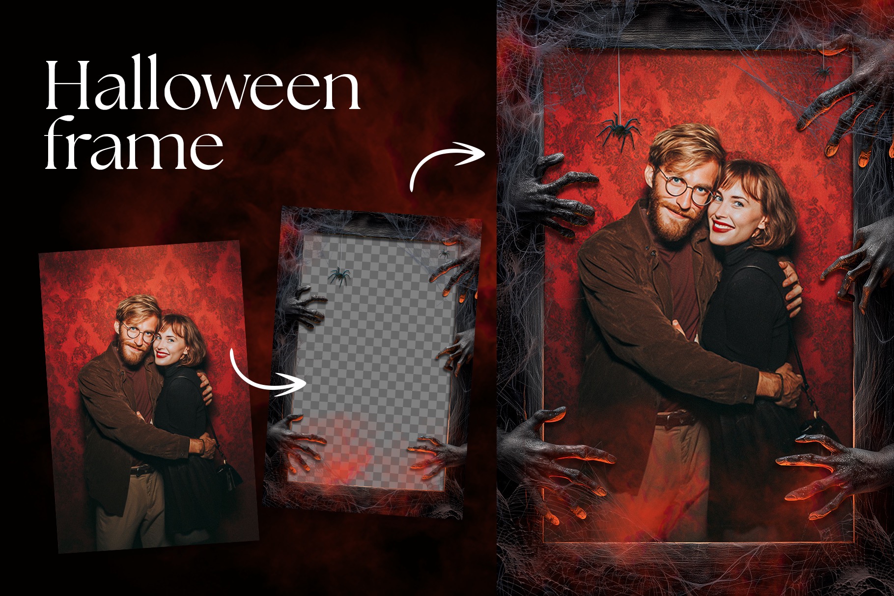 Halloween Photo Frame Flyer Template
