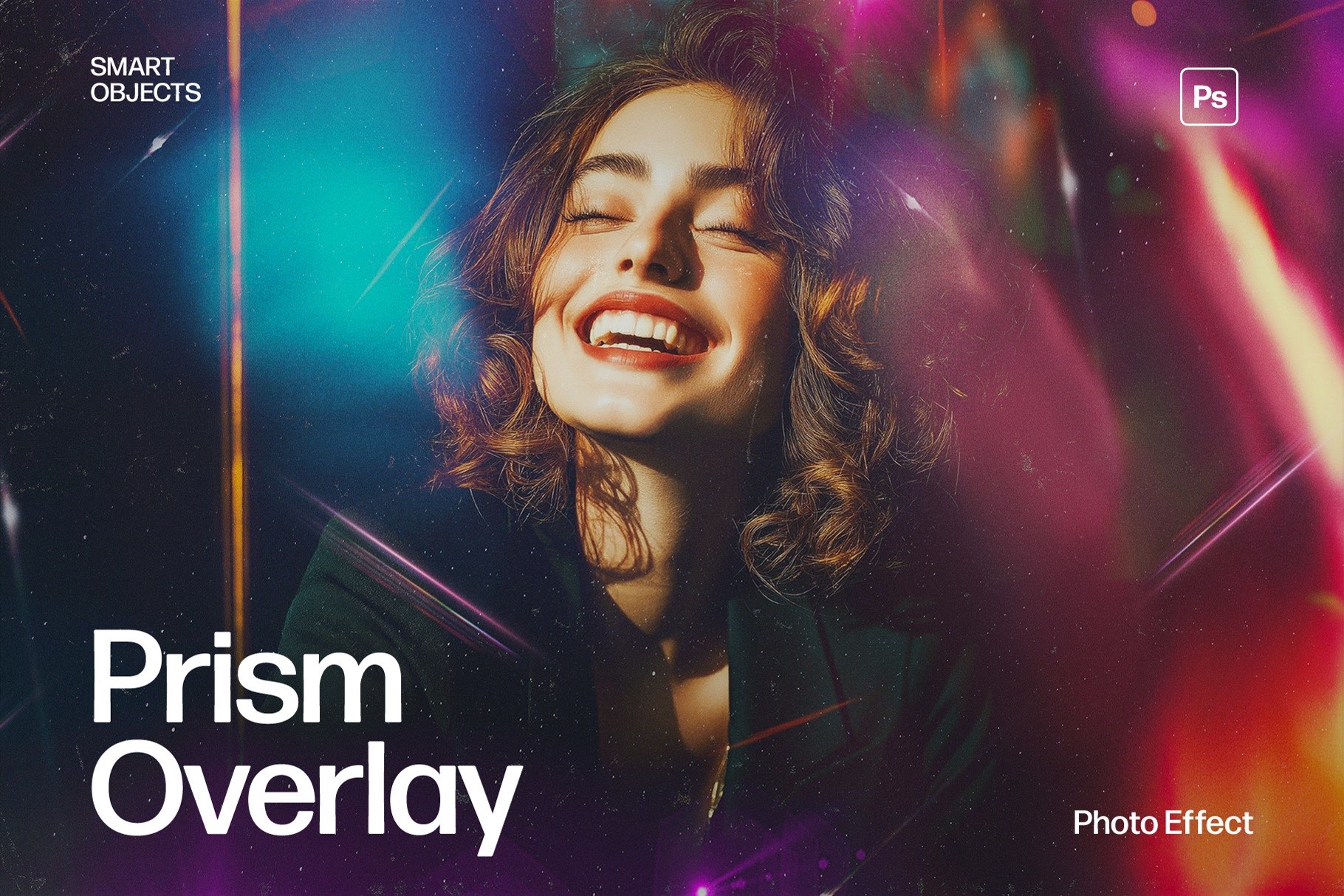 Prism Overlay Photo Effect Template