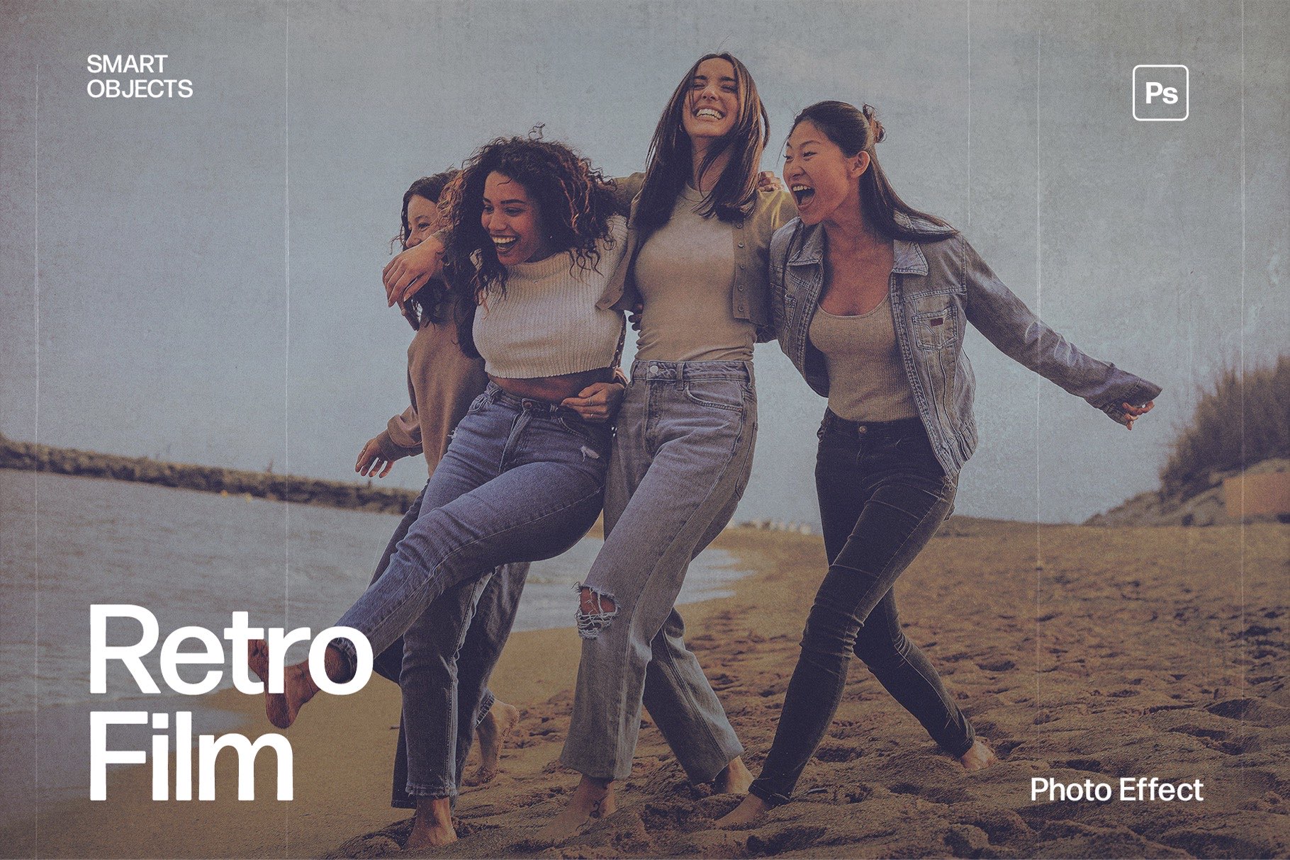 Retro Film Photo Effect Template