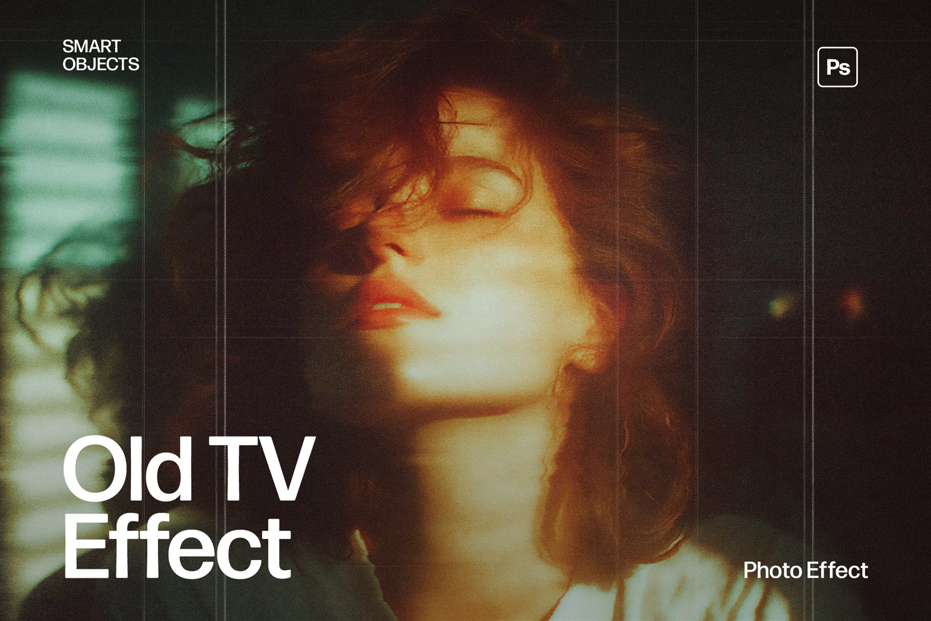 Vintage VHS Look Photo Effect Template