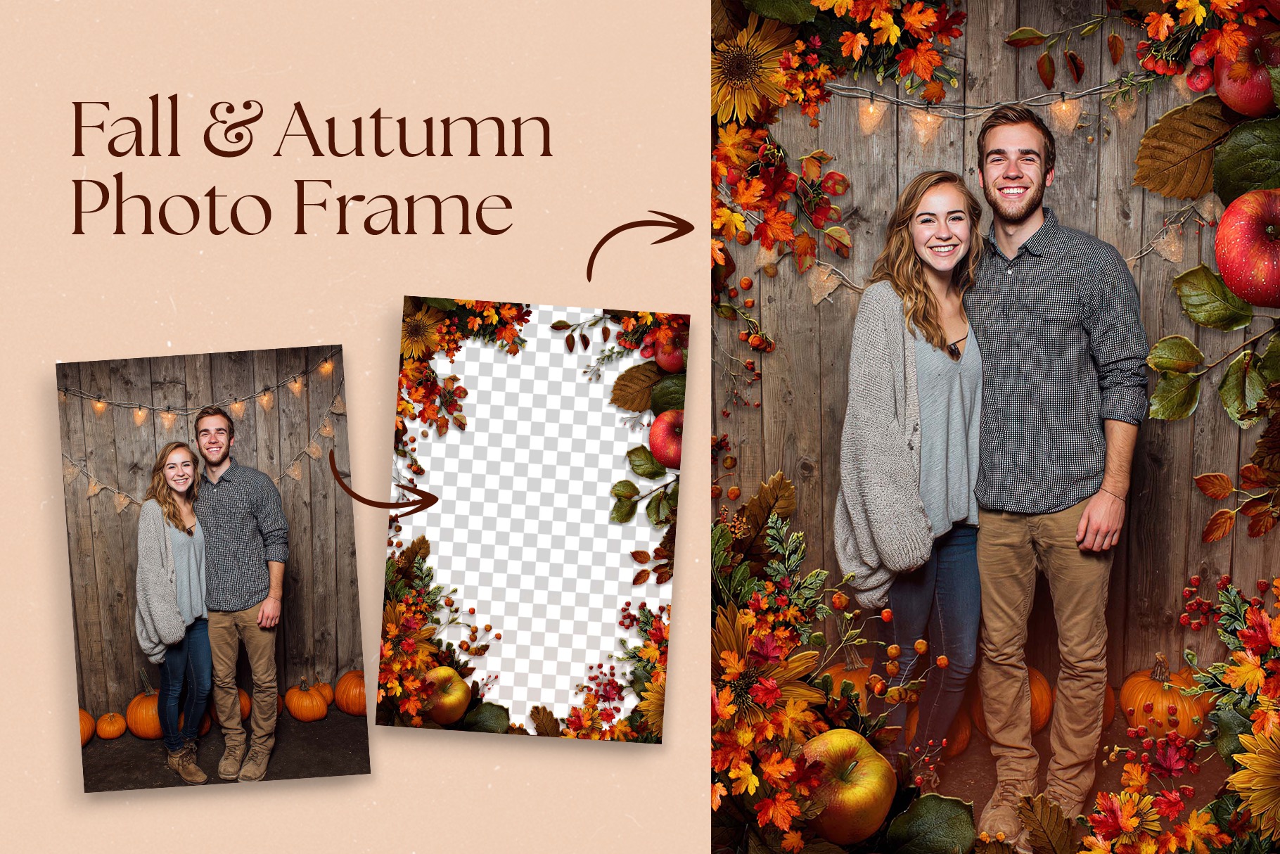 Autumn Photo Frame Template