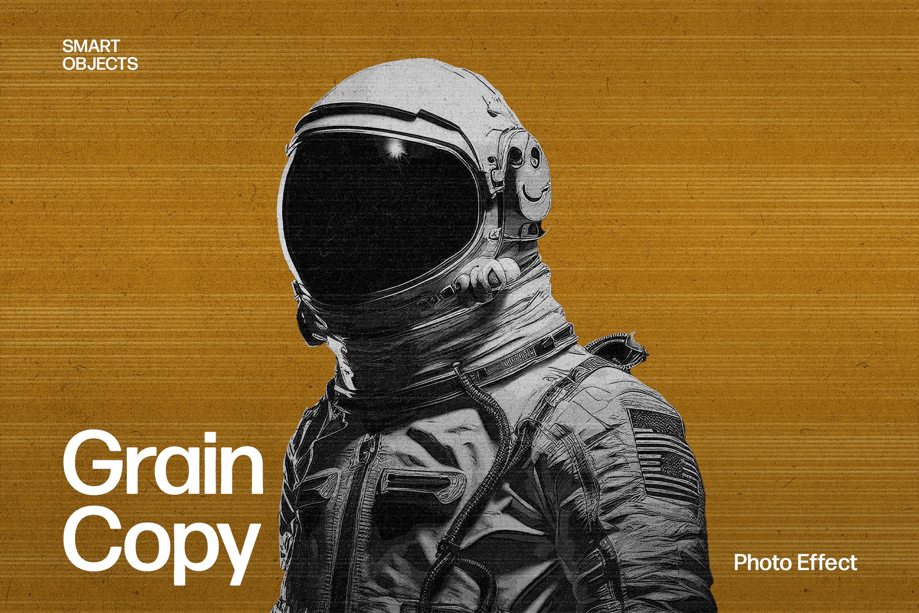 Grain Texture Photo Effect Template